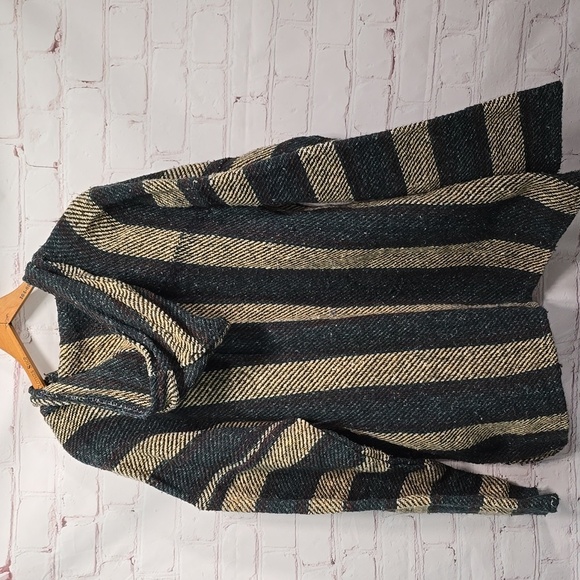 Industrias De Cuaubtenco Poncho Hoodie Kangaroo Pouch - Picture 7 of 9